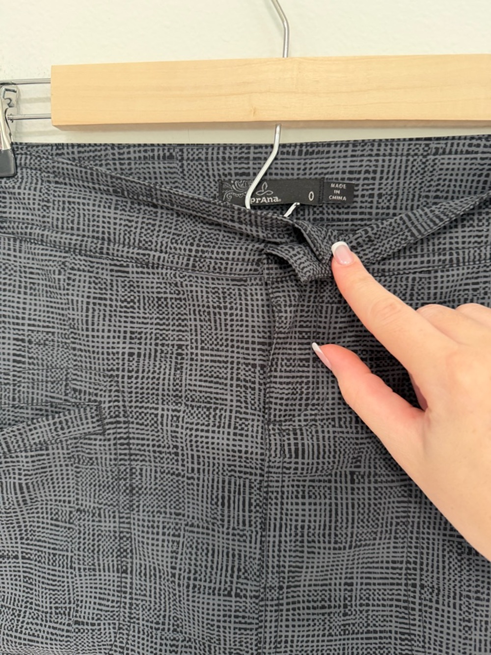 Prana Mini Skort in Black and Gray - Picture 5 of 8